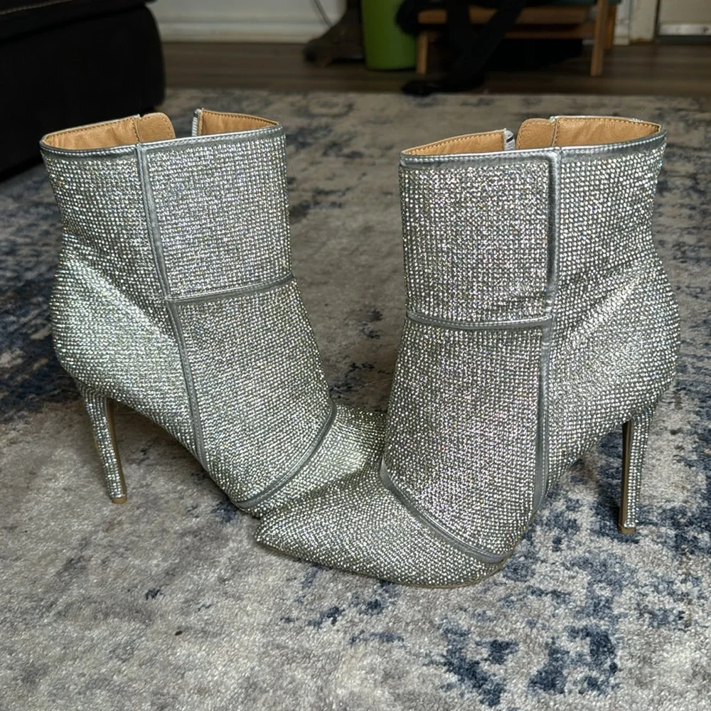 Rhinestone Booties. 4 weeks old! Never Worn! - Picture 9 of 16